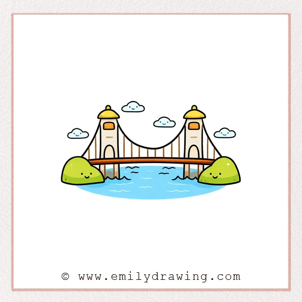 Preview of Golden Gate Bridge drawing